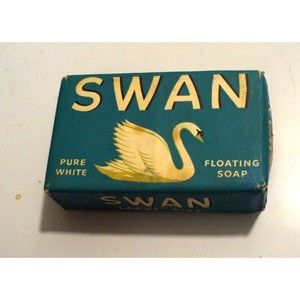 Vintage NOS Swan Soap Bar Regular Size Pure Mild Floating Soap Lever Bros